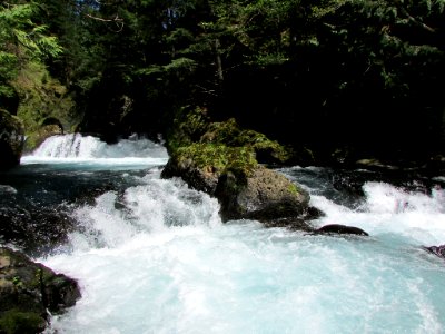 Spirit Falls Trail on Little White Salmon River in WA