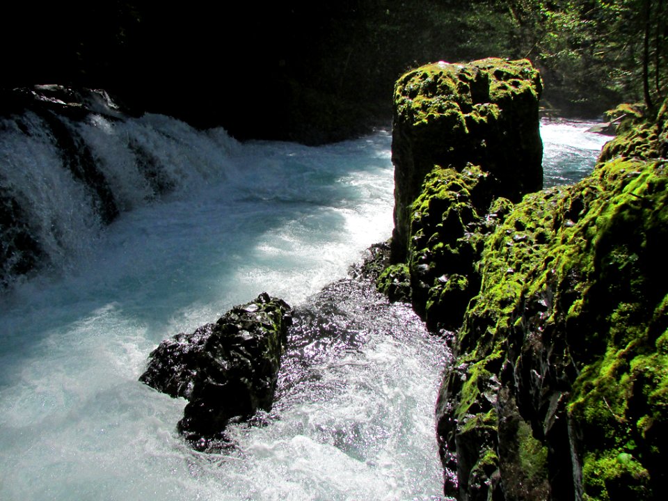 Spirit Falls Trail on Little White Salmon River in WA