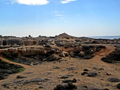 Scenery Tombs of the Kings Pafos Cyprus