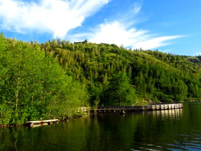 Coldwater Lake at Mt. St. Helens NM in Washington