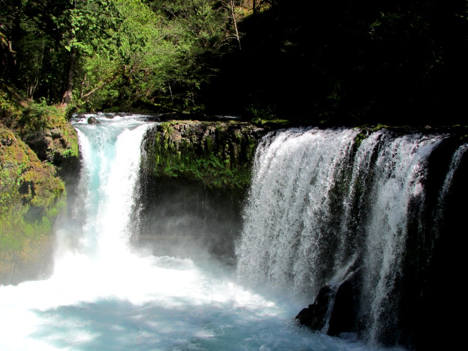 Spirit Falls Trail on Little White Salmon River in WA
