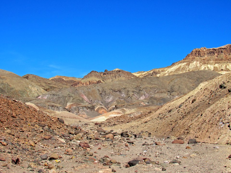 Artist's Drive at Death Valley NP in CA