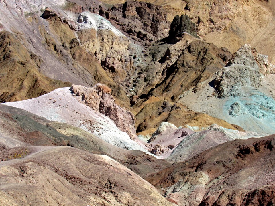 Artist's Drive at Death Valley NP in CA