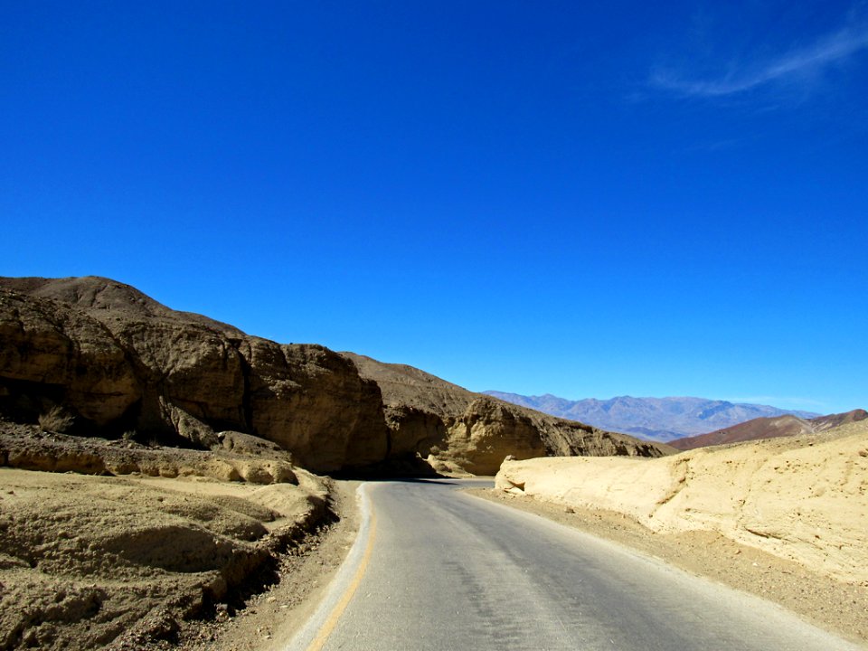 Artist's Drive at Death Valley NP in CA