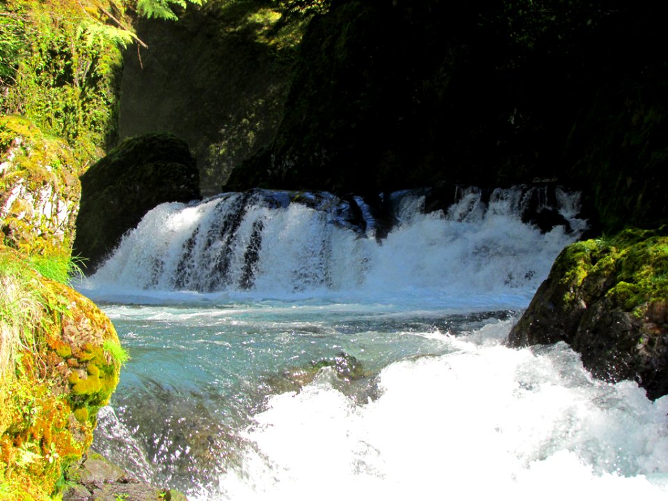 Spirit Falls Trail on Little White Salmon River in WA