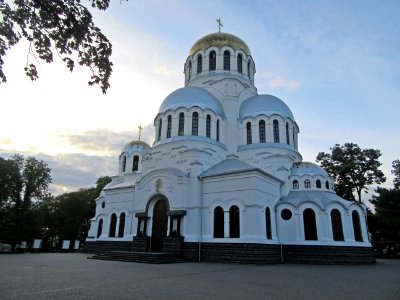 Church in new Town Kamyanets Podilsky Ukraine