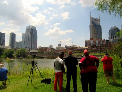 Photographers at Eclipse Nashville Tennessee