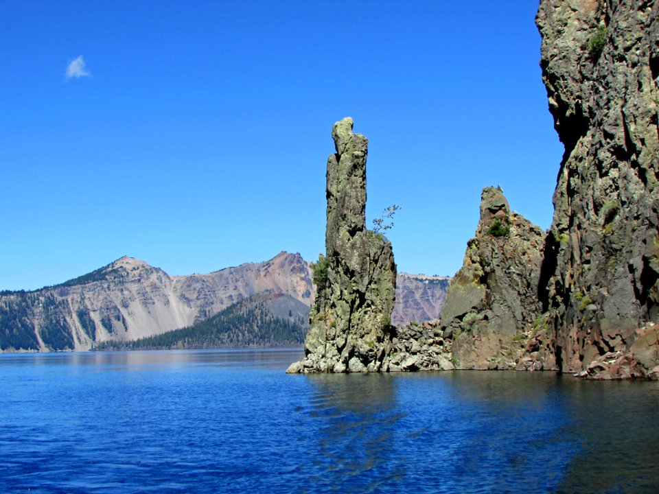 Phantom Ship at Crater Lake NP in OR