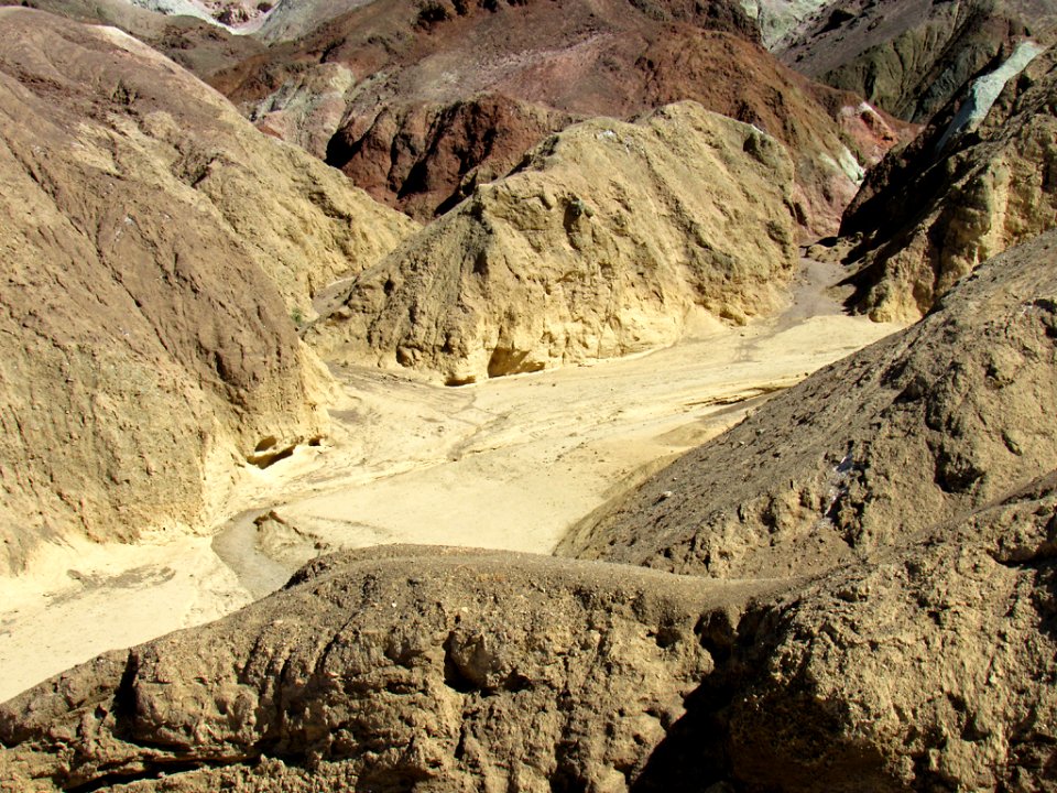 Artist's Drive at Death Valley NP in CA