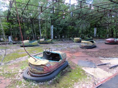 Bumper Car Pavillion Pripyat Chernobyl exclusion zone Ukraine