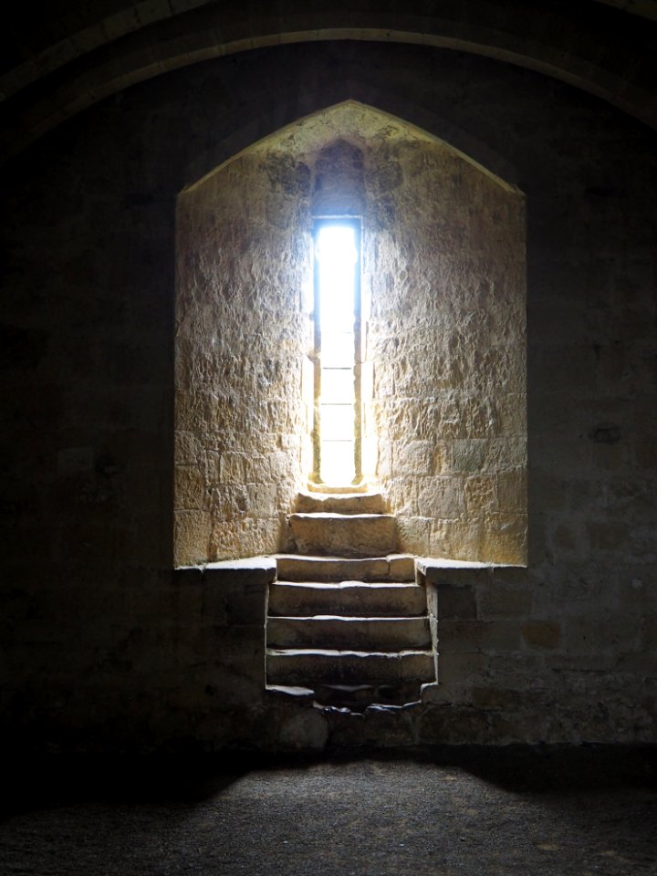 Room at Helmsley Castle, Yorkshire, UK photo