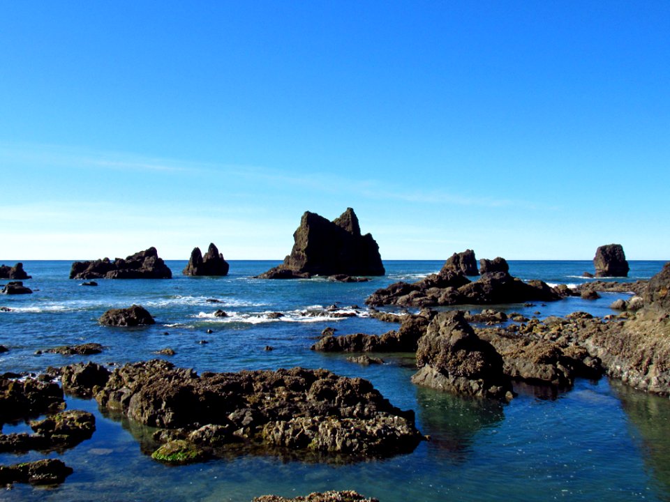 Low Tide at Pacific Coast in OR