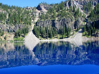 Boat Ride at Crater Lake NP in OR photo