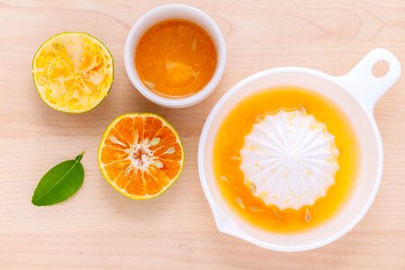 Citrus color cut photo