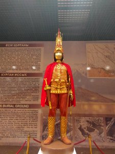 Replica of Golden Man Museum of Kazakhstan Astana