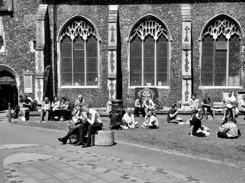 Lunch break in Norwich