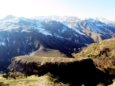 Landscape around Garni Temple Armenia photo