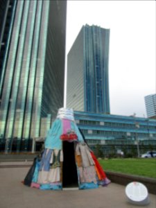 Art Yurt and Emerald Towers Astana Kazakhstan