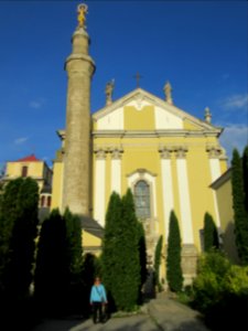 Cathedral of SS Peter and Paul 21M Minaret from Ottoman rule was not allowed to be dismantaled so they topped it with Mary Kamyanets-Podilsky Ukraine