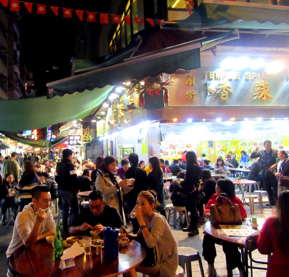 Restaurants Temple Night Market Tsim Sha Tsui Hong Kong