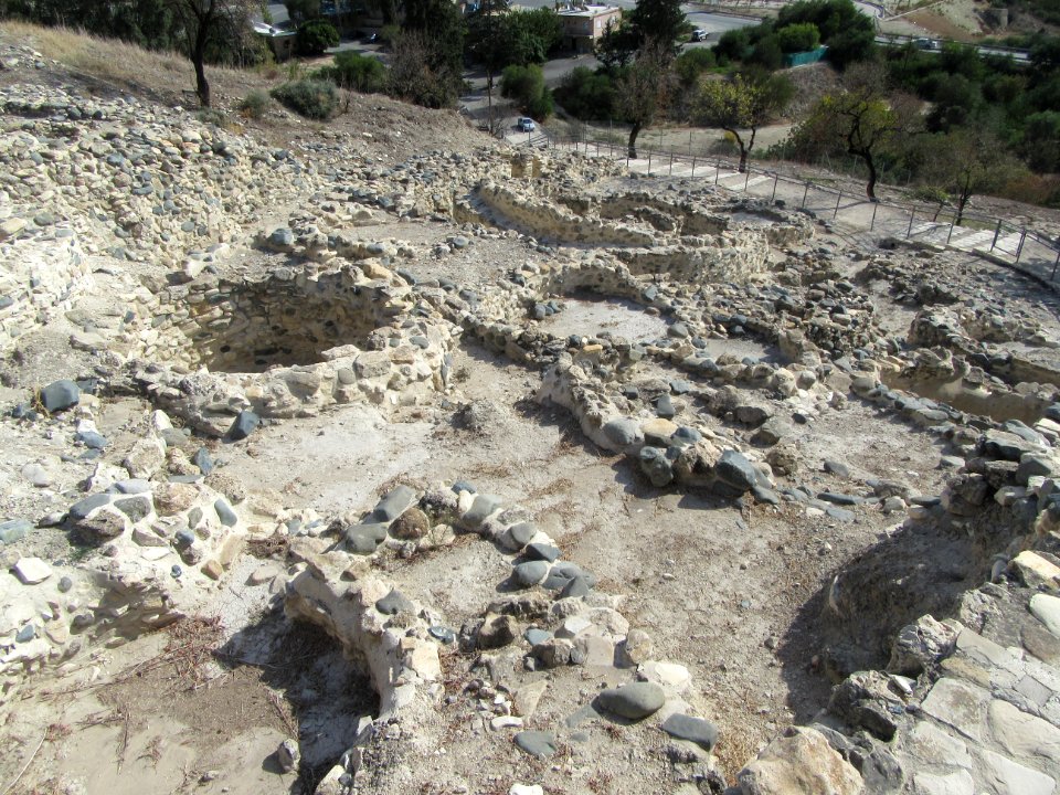 Neolithic village ruins from 7000 BC Cyprus