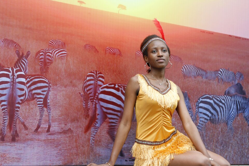 Prairie african woman