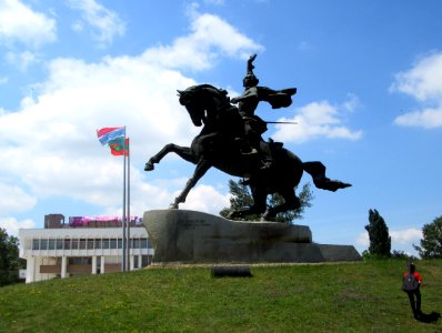 Suvorov Monument General who founded the city in 1792 Tiraspol PMR Transnistria PMR