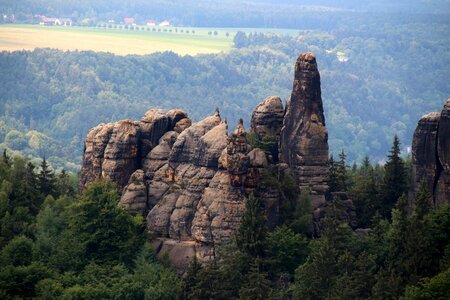 Rock climb elbe schrammsteine photo