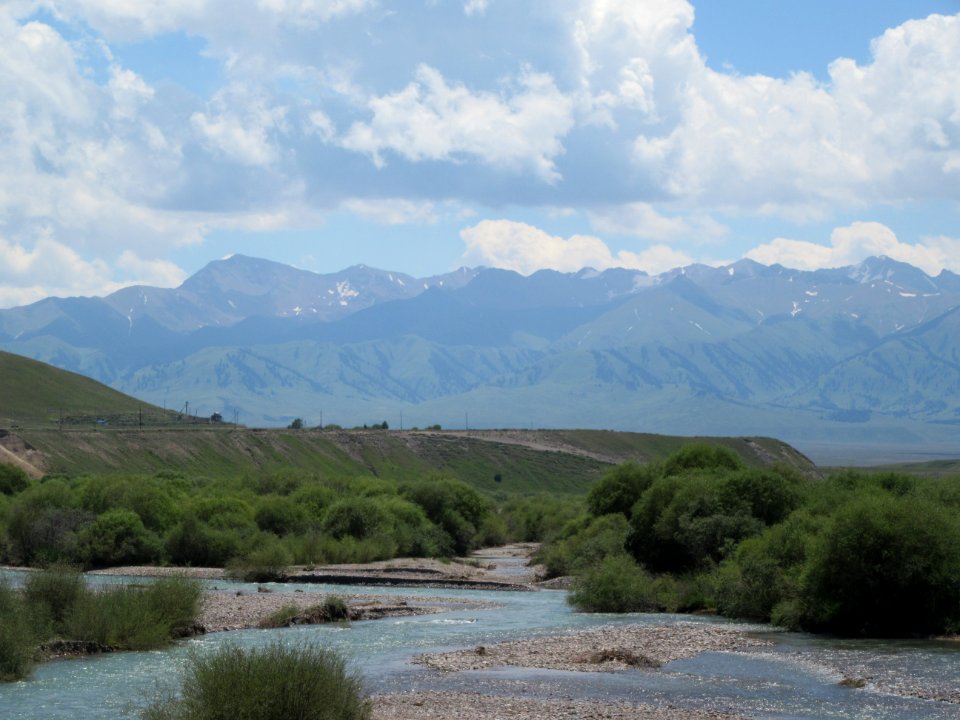 Border area Kyrgyzstan