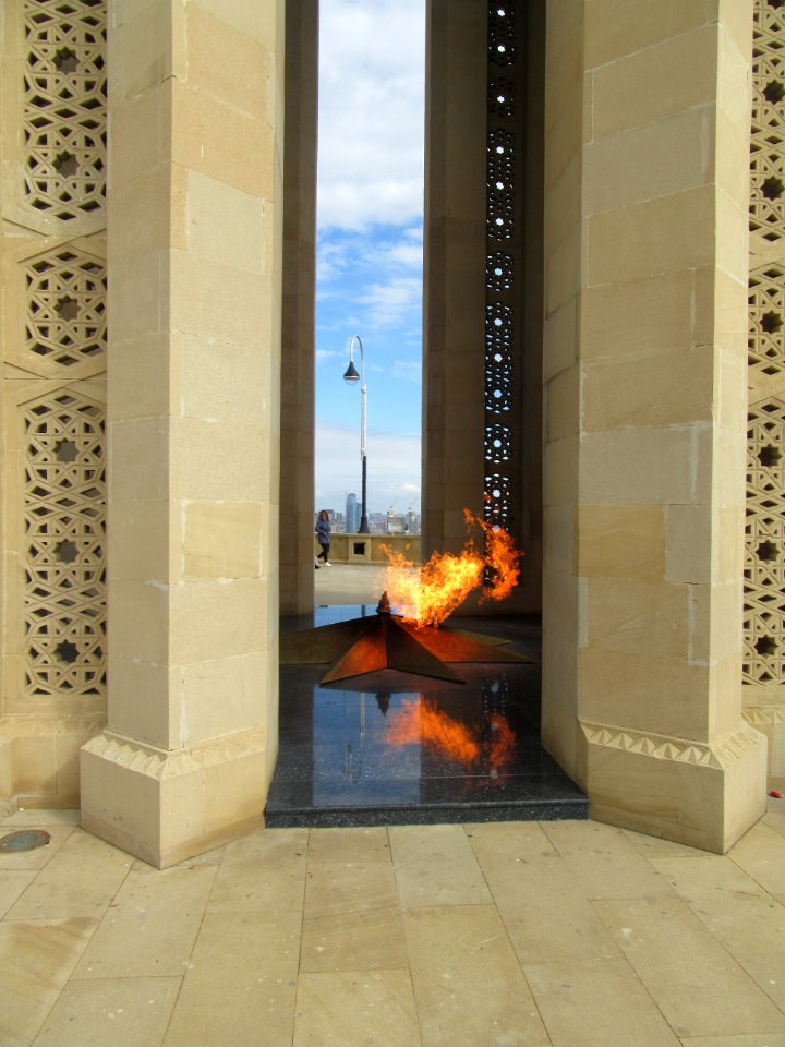 Eternal flame Baku Azerbaijan