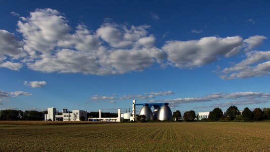 Chemical plant panorama arable