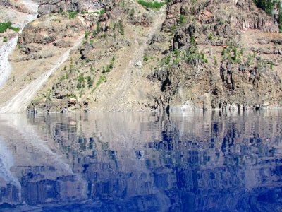 Boat Ride at Crater Lake NP in OR photo