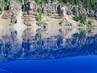 Boat Ride at Crater Lake NP in OR photo