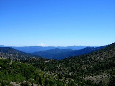 View of Mt. Hood from Windy Ridge in Washington