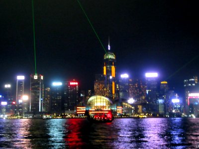 Light Show Tsim Sha Tsui Hong Kong photo