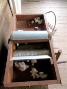 Replica Eli Whitney's Cotton Gin although it sounds like he stole the idea Frogmore Cotton Plantation Louisiana