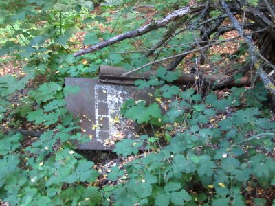 Bus stop Sign Pripyat Chernobyl exclusion zone Ukraine
