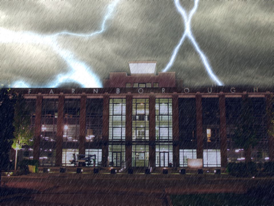 control tower bad weather effects