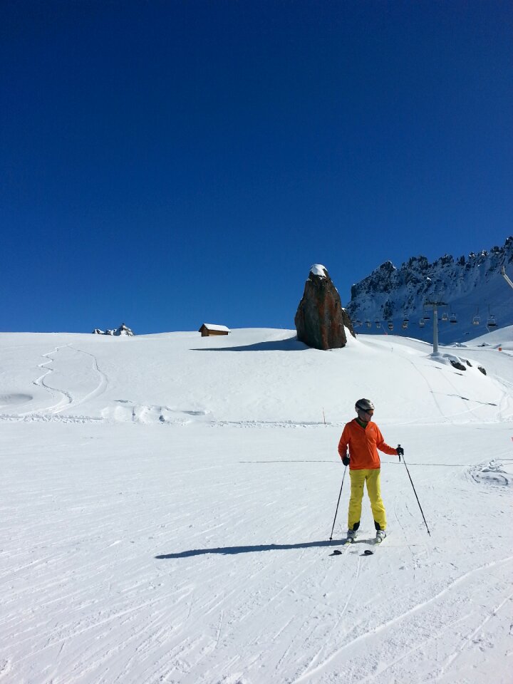 Ski mountain italy