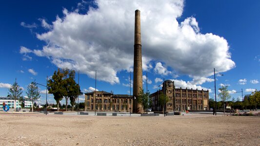 Clouds old factory raunheim