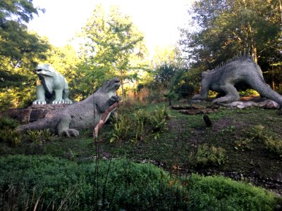 Notice something about these dinosaurs at Crystal Palace? photo