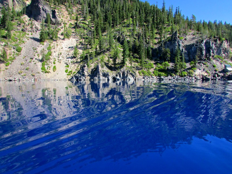 Boat Ride at Crater Lake NP in OR photo