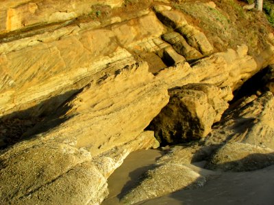 Hug Point at Pacific Coast in OR