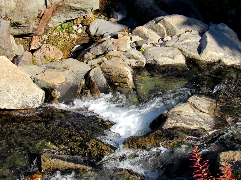 Myrtle Falls on Skyline Trail at Mt. Rainier NP in WA