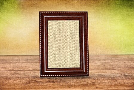 Without photo frame brown photo