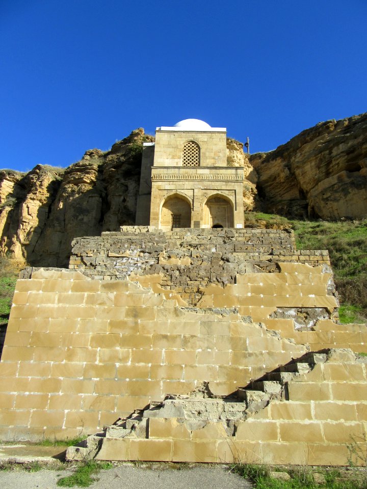 Diri Baba Mausolemum Maraza Azerbaijan once a pagan site now Mausoleum of a doctur from the 15th century
