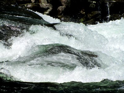 Moulton Falls Park at Lewis River in Washington