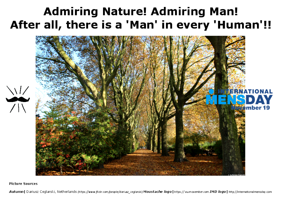 After all, there is a MAN in every HU'MAN'!
