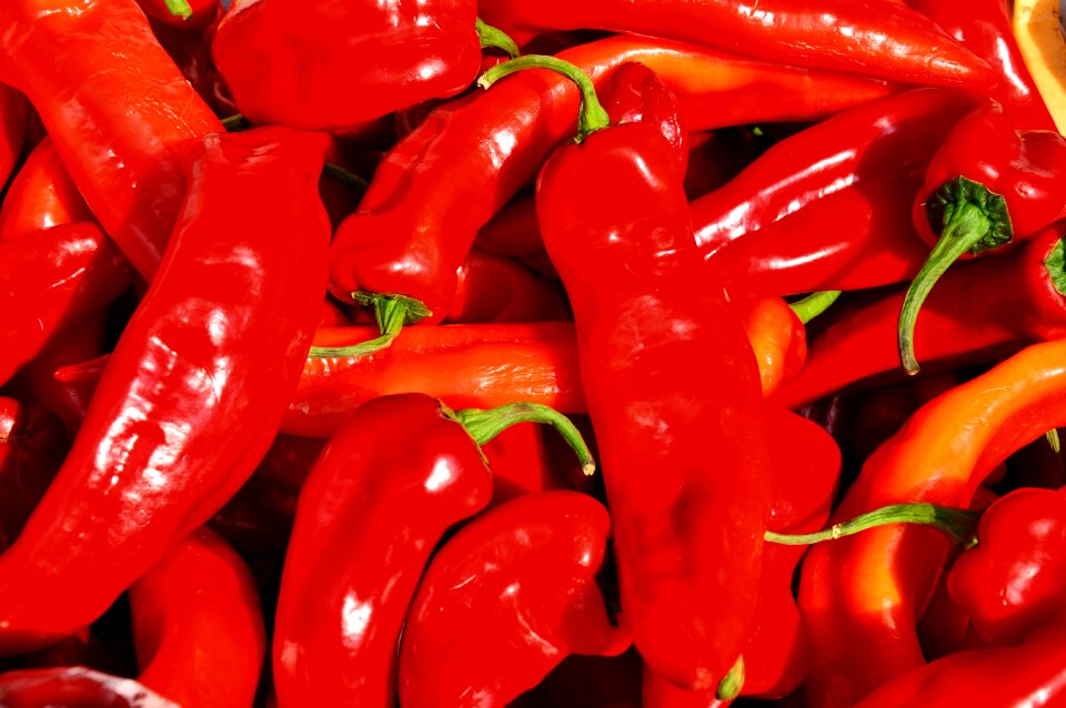 Vegetables red peppers food