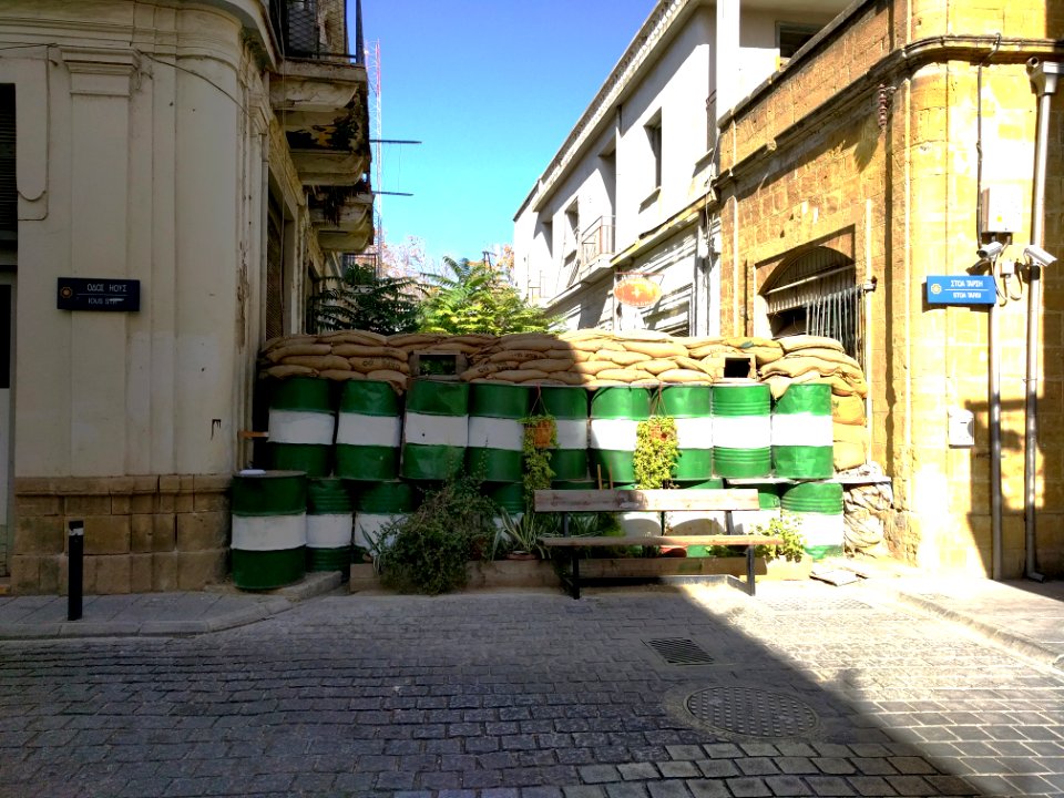 Divided city Felfosia Cyprus